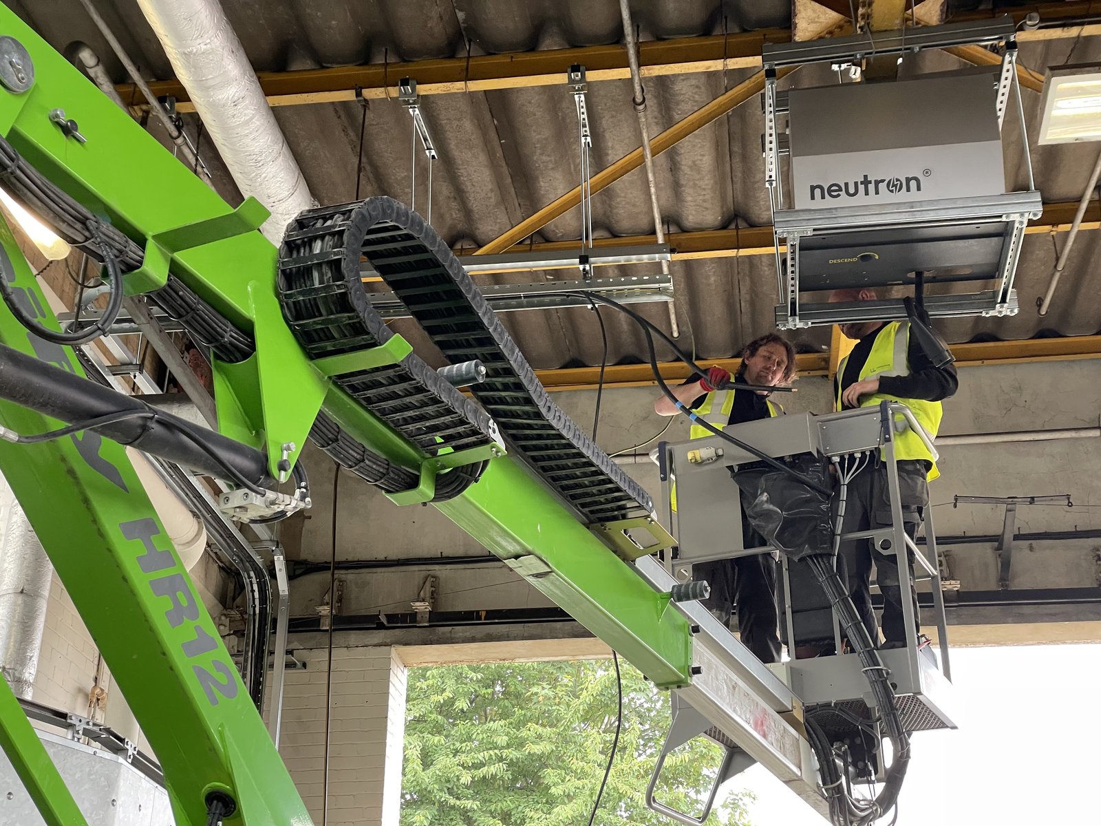 Fleet depot charging infrastructure