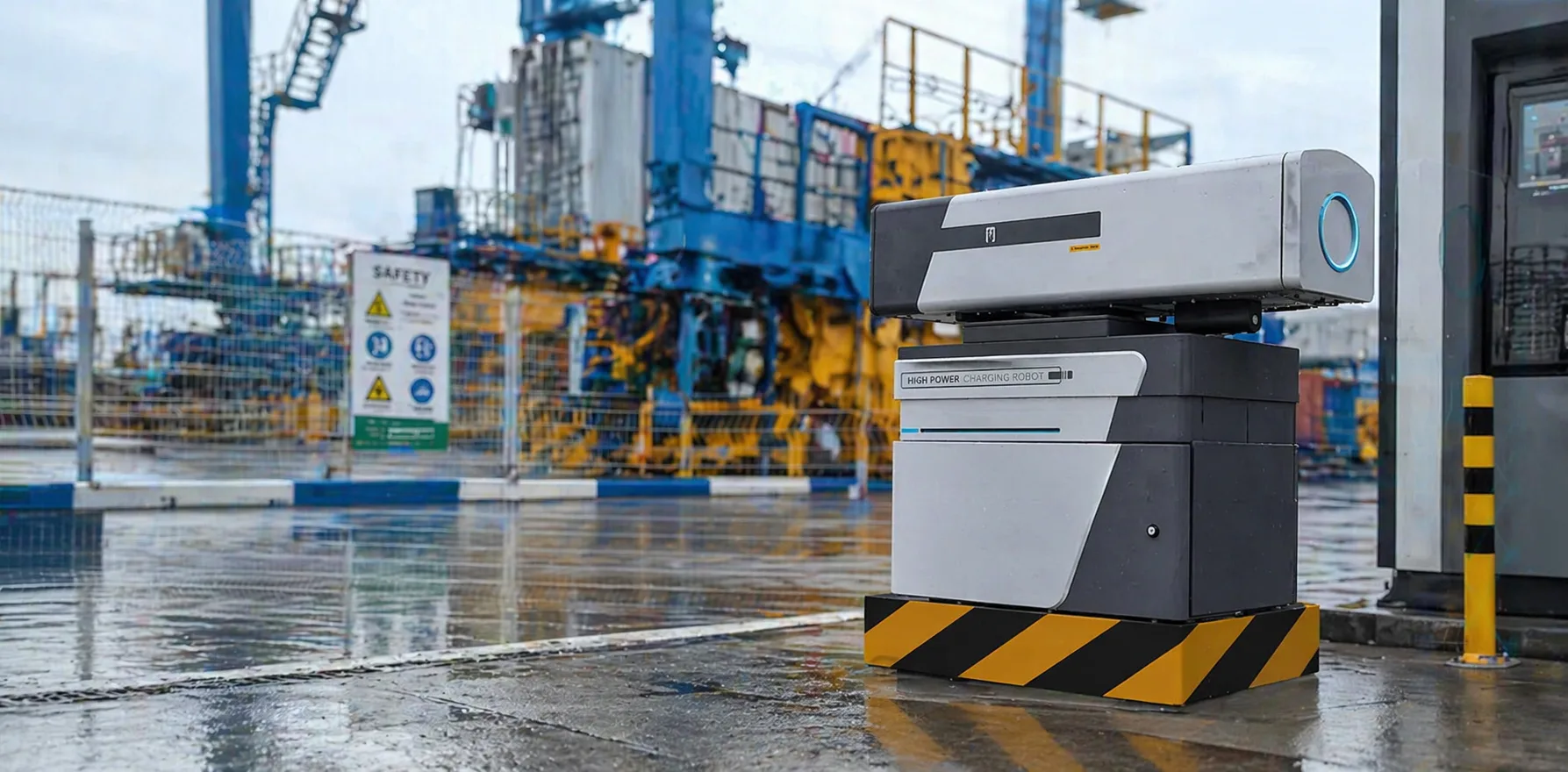 SCD automated charging robot at port